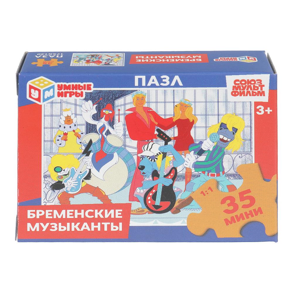 Пазлы 35 дет. "бременские музыканты" союзмультфильм (умные игры)