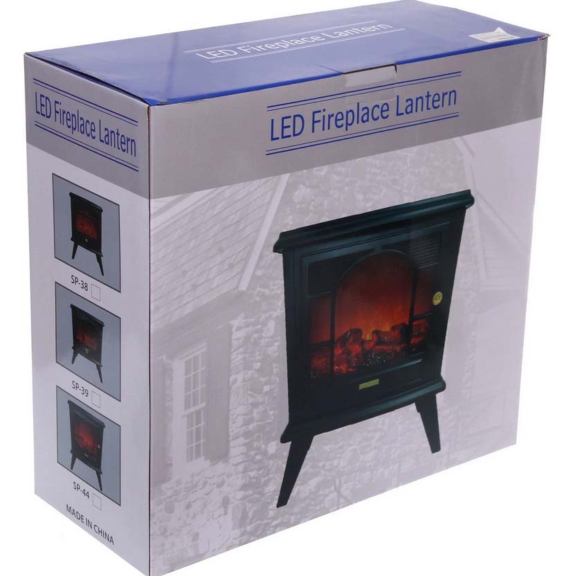 Фигура светодиодная "камин-домашний вечер" 45х18х56см на батарейках. usb