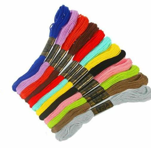 Набор мулине №3 12 шт по 8м разноцветный