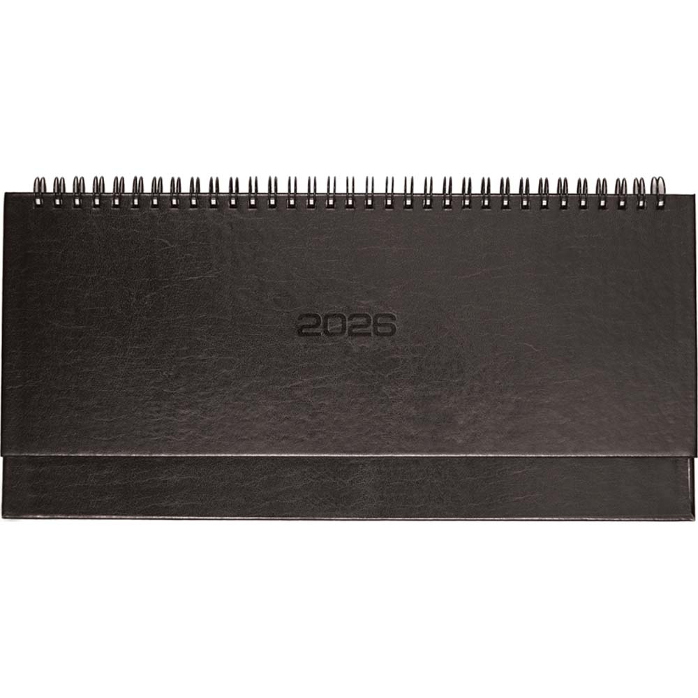 еженедельник 2026 гребень 294х142мм attomex "visa" чёрный кож.зам. Еженедельник 2026 гребень 294х142мм attomex "visa" чёрный кож.зам.