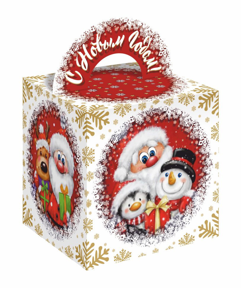 Коробка для конфет 1,0кг "зимняя сказка"