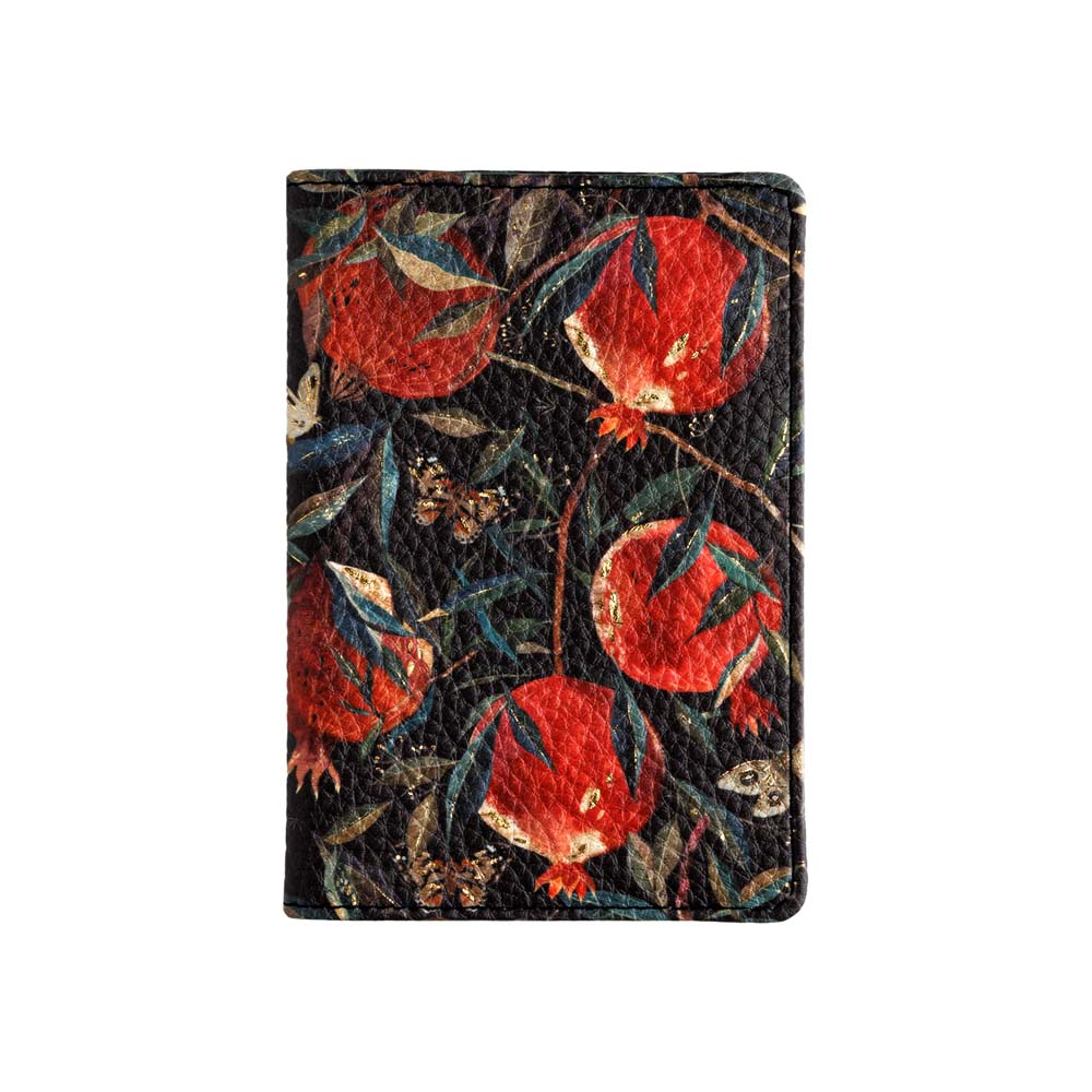 Обложка д/паспорта кож.зам. bruno visconti "flora. гранат"