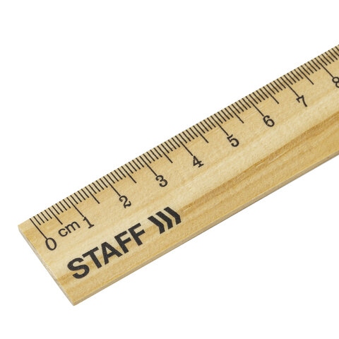 Линейка деревянная 30см