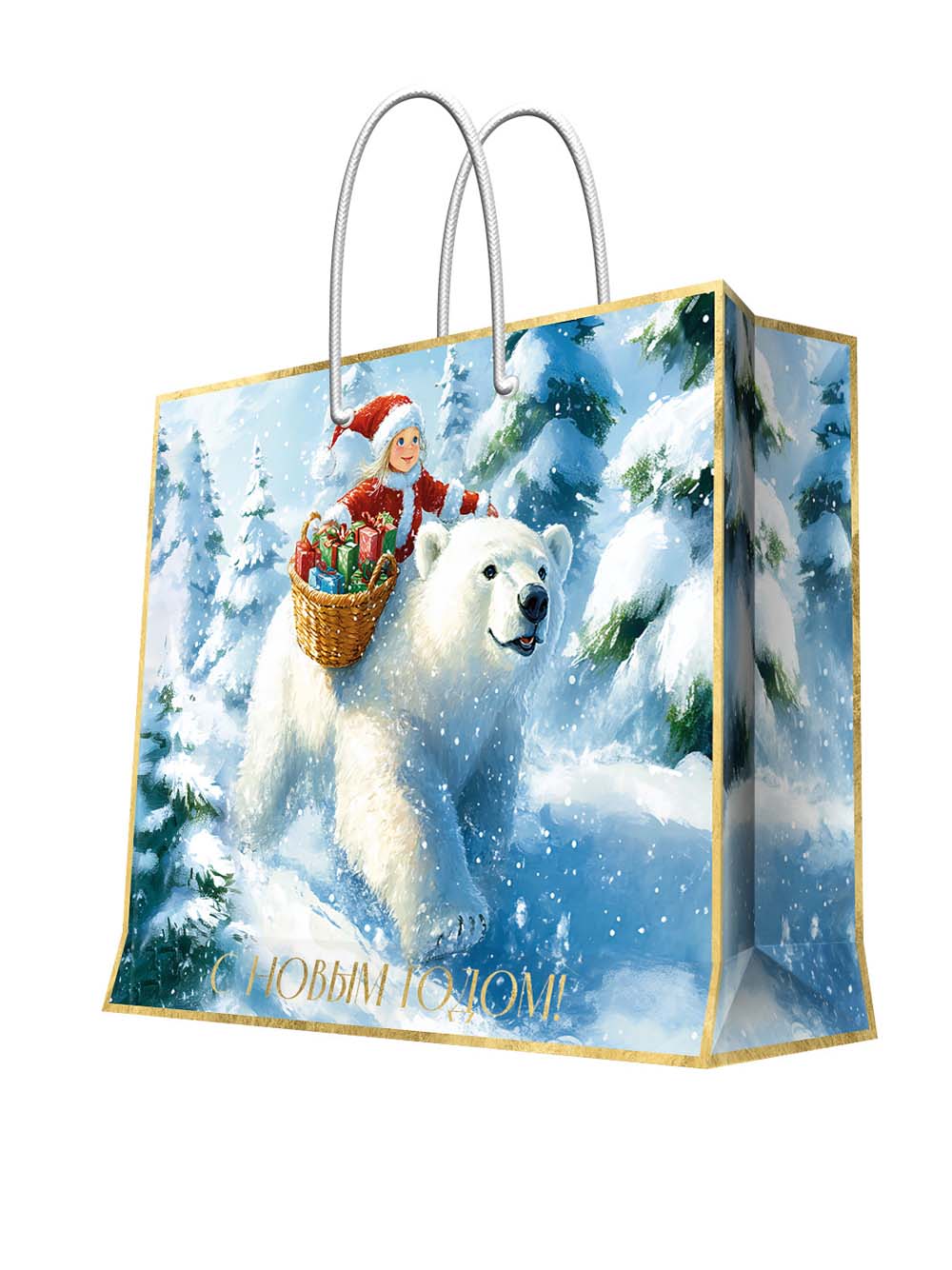 Пакет подарочный (33х26х14см) ламиниров.