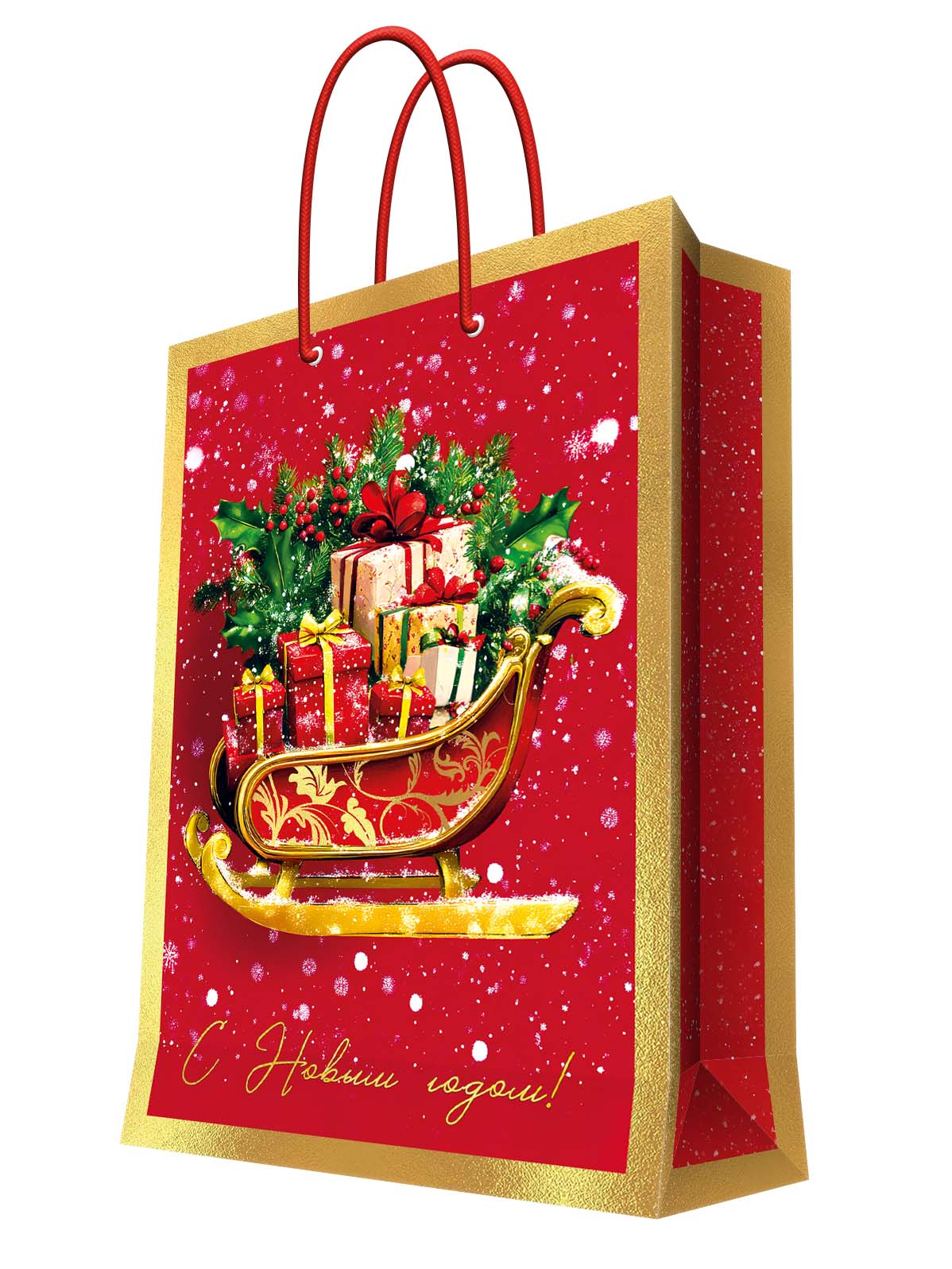 Пакет подарочный (33х45,7х10,2см) ламиниров.