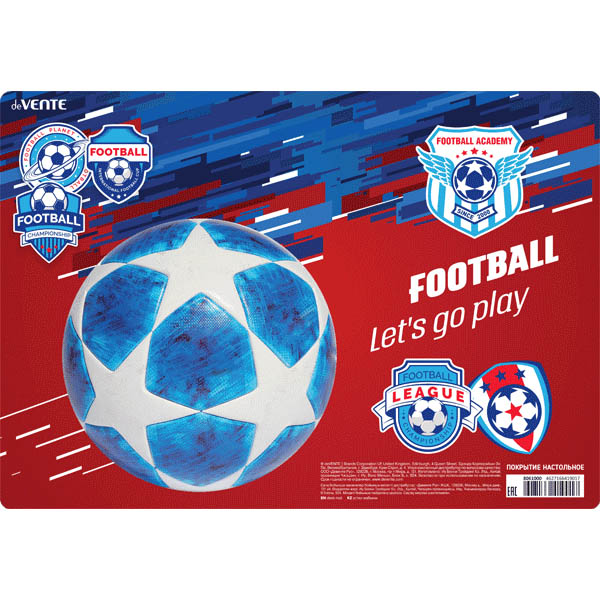 Дощечка для пластилина "devente" "play football" 330х230 мм