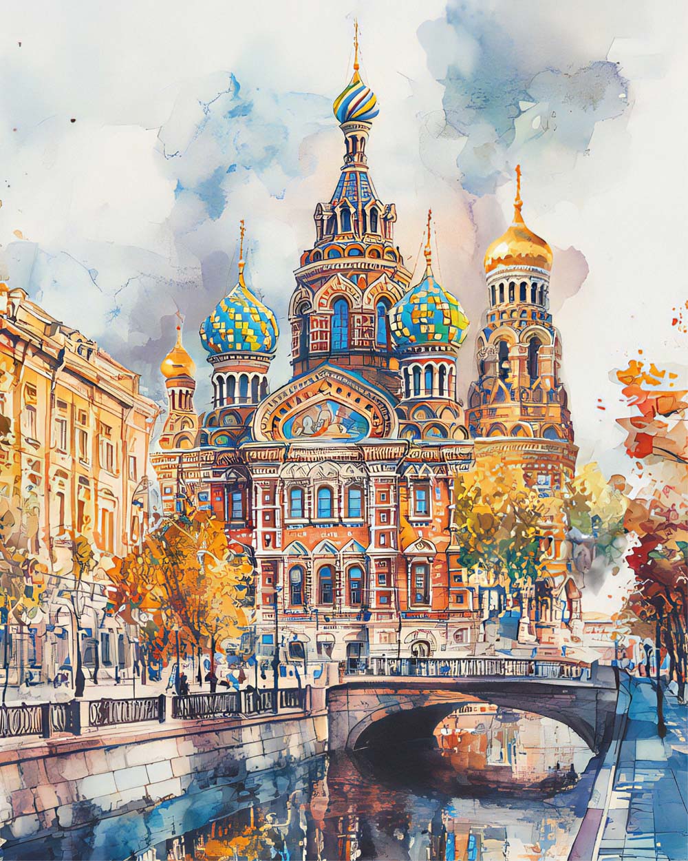 Набор д/творч. алмазная мозаика 40х50см "храм"