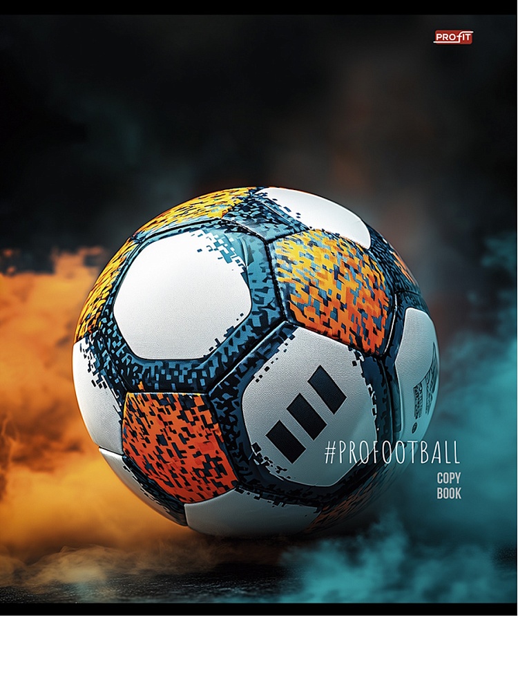 Тетрадь 48л. кл. "разные футбольные мячи" (проф-пресс) б/б,асс-т