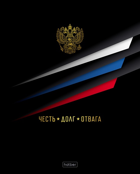 Тетрадь 48л. кл. "россия" (hatber) б/б,гл.лам.,асс-т