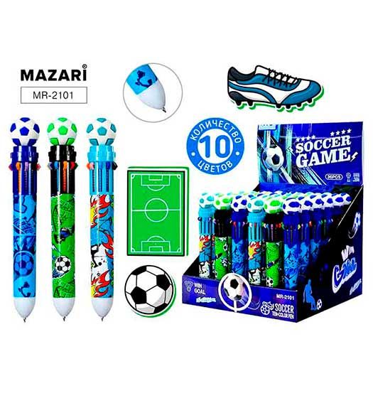 ручка шар. авт. "win goal" 0,7мм 10-цветная асс-т Ручка шар. авт. "win goal" 0,7мм 10-цветная асс-т