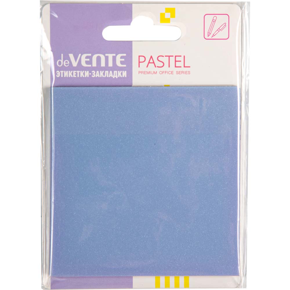 блок д/зам.с лип.краем devente 76х76 50л.пластик Блок д/зам.с лип.краем devente 76х76 50л.пластик