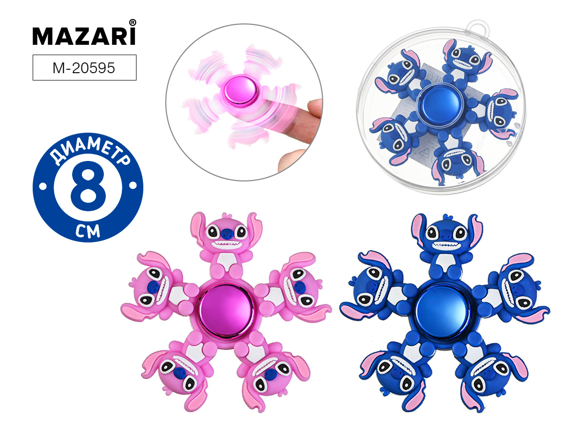 игра антистресс спиннер "ушастик" 8см асс-т Игра антистресс спиннер "ушастик" 8см асс-т