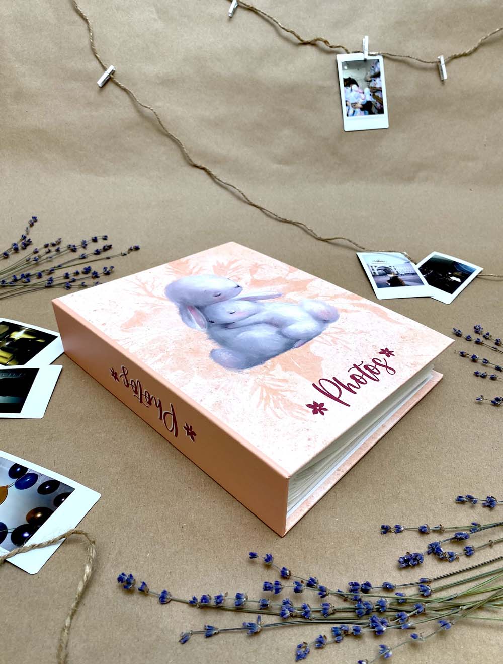 Альбом для фото на 200 ф. 10х15см "bunny life" заячья жизнь