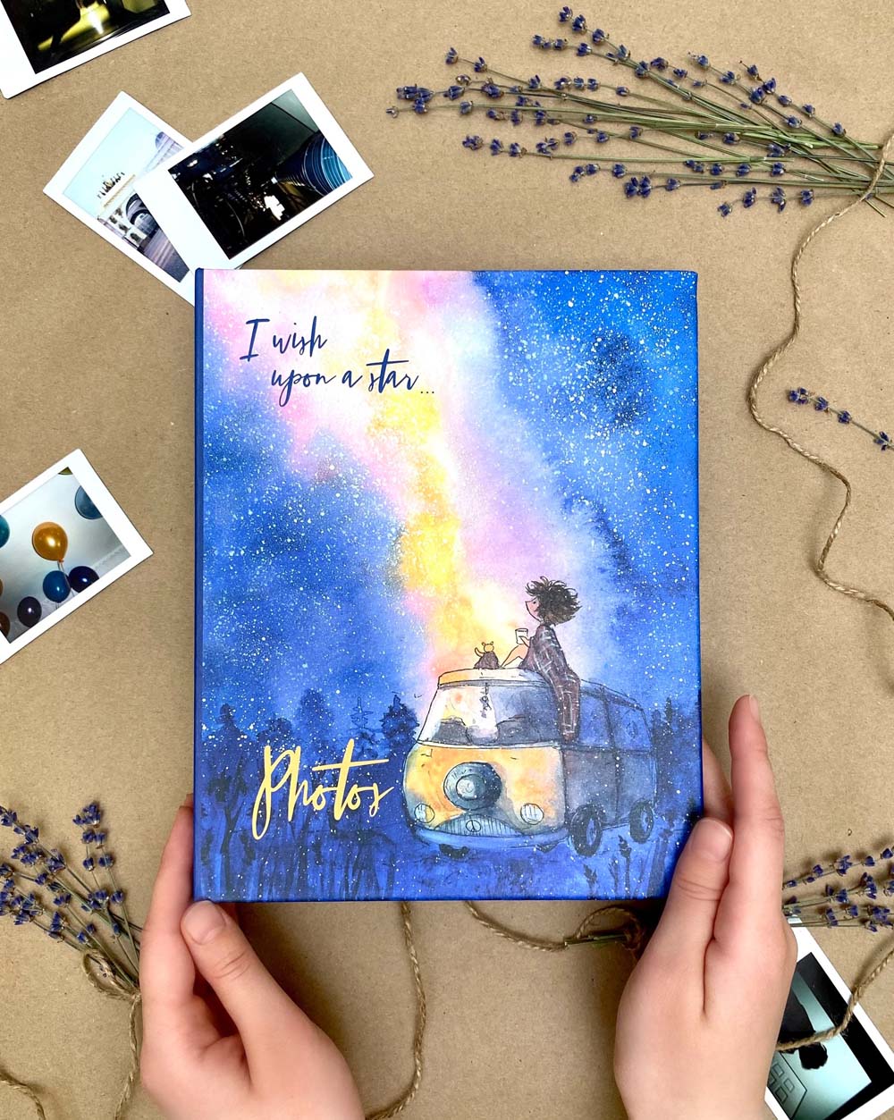 Альбом для фото на 200 ф. 10х15см "cosmo sketch" млечный путь