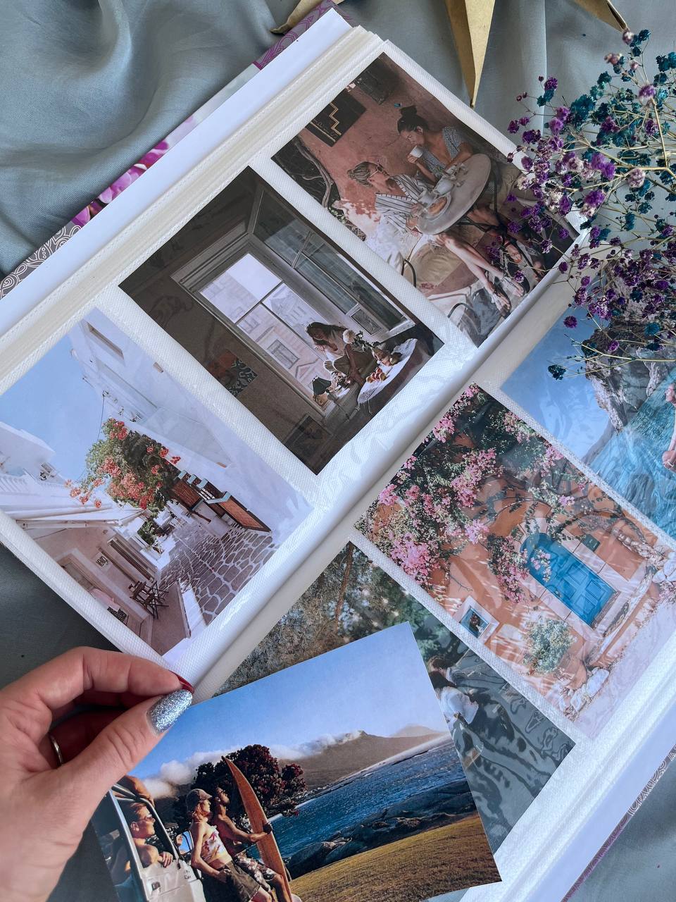 Альбом для фото на 300 ф. 10х15см "bloom" сирень