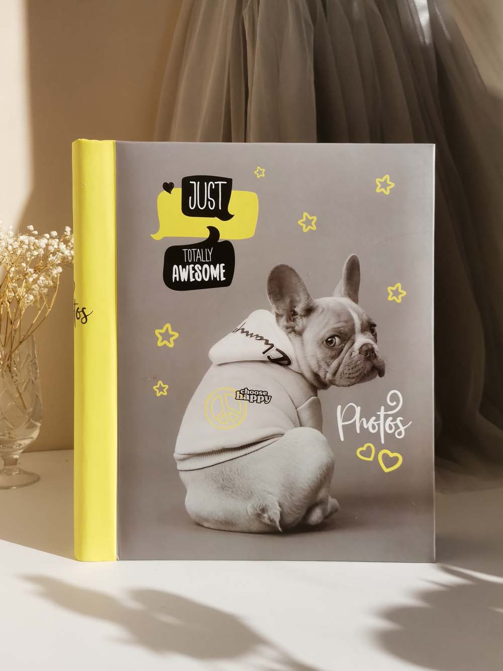 Альбом д/фото 10 л. с магн. плёнкой 23х28см "fluffy pets"