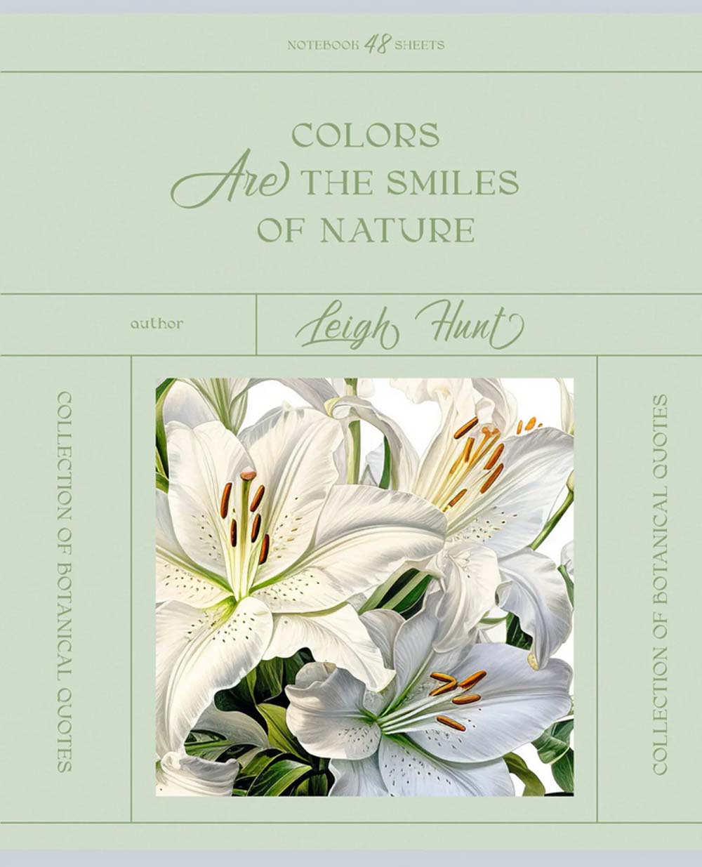 Тетрадь 48 л. кл. "botanical qoutes" (эксмо) б/б,фольга,асс-т