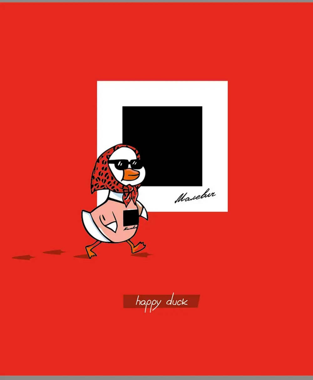 Тетрадь 48л. кл. "happy duck" (эксмо) б/б.лак,фольга,асс-т