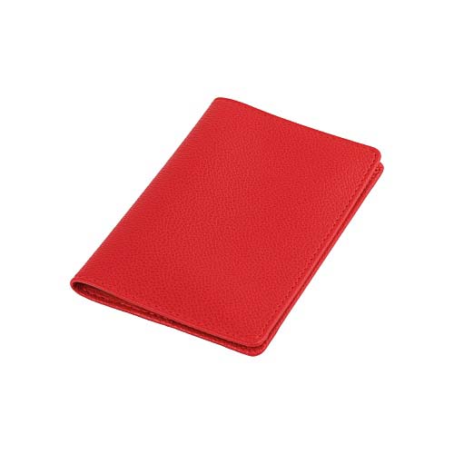 Обложка д/паспорта кож.зам. красная