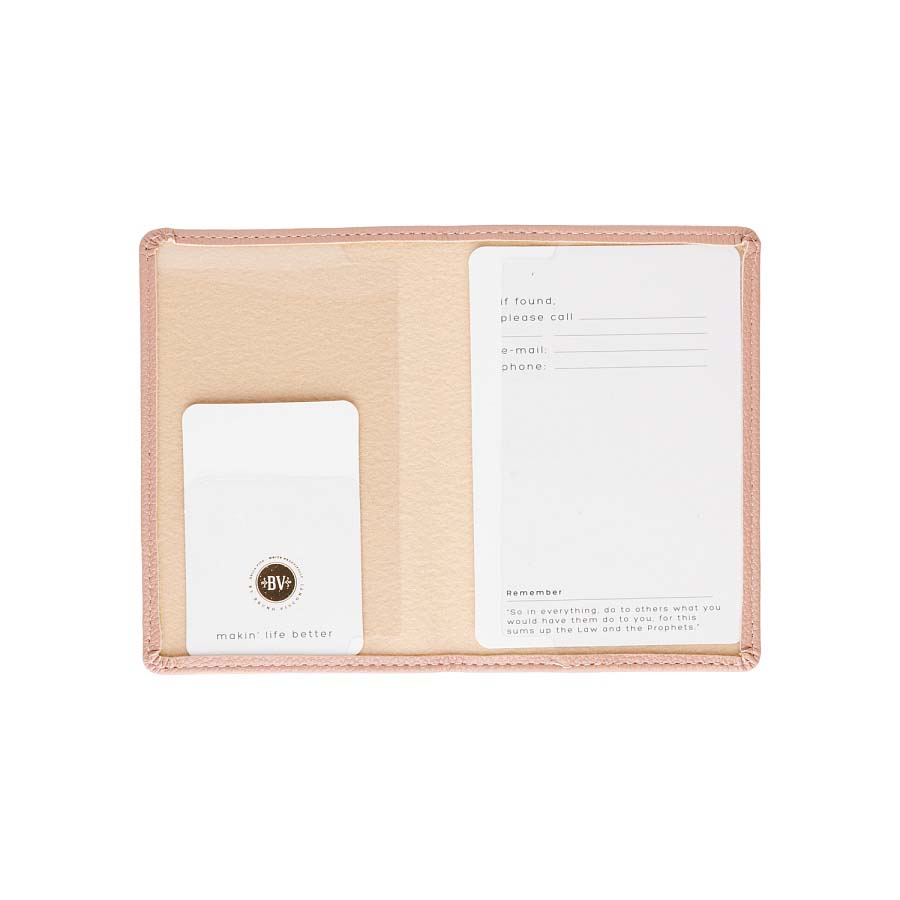 Обложка д/паспорта кож.зам. пыльная роза