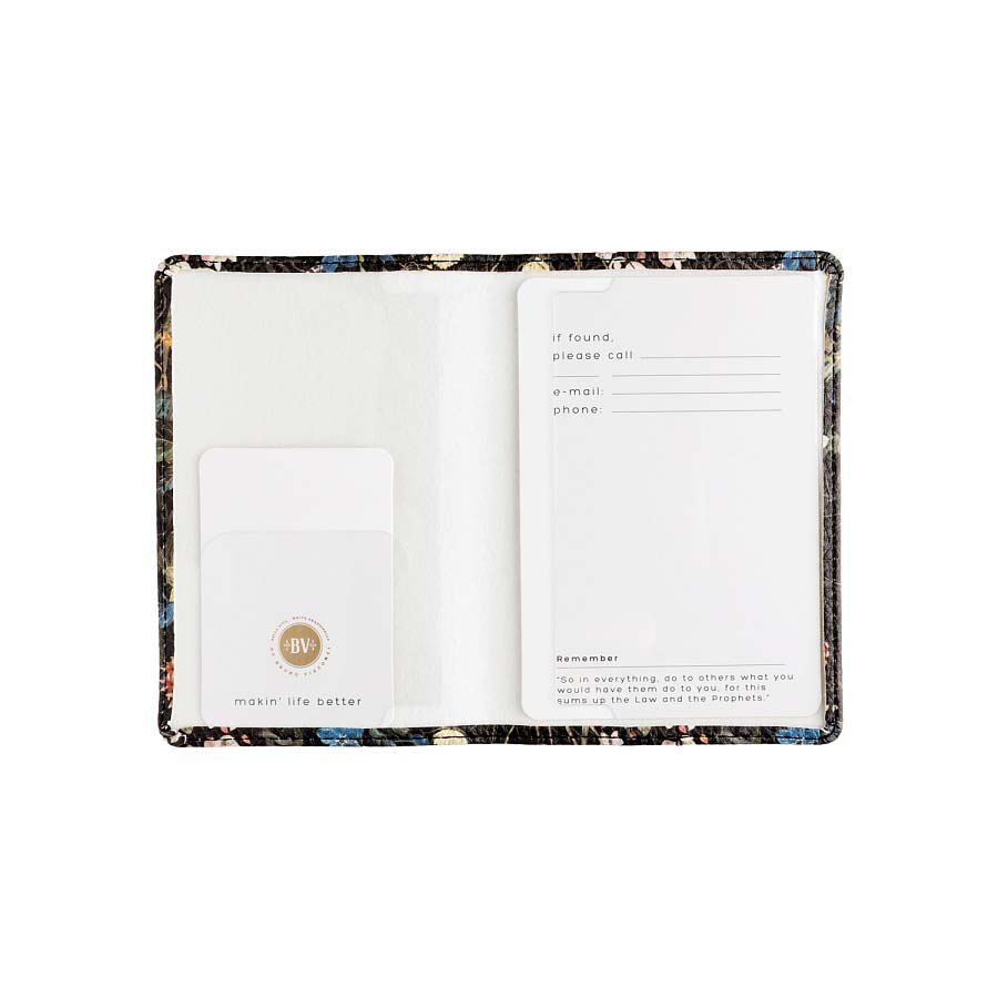 Обложка д/паспорта кож.зам. bruno visconti "flora. лесные ягоды"