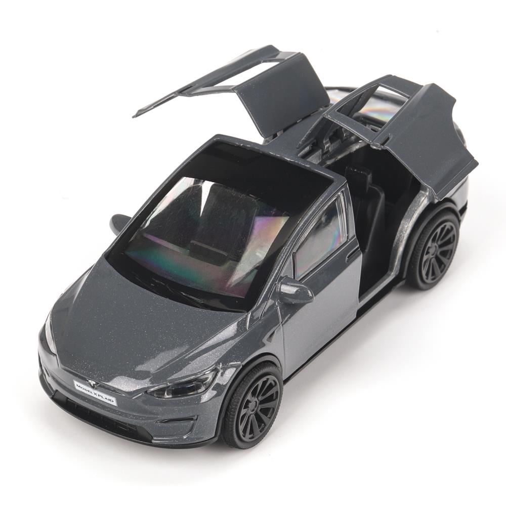 Игра машина инерц. металл. "tesla model x plaid" 12см (технопарк)