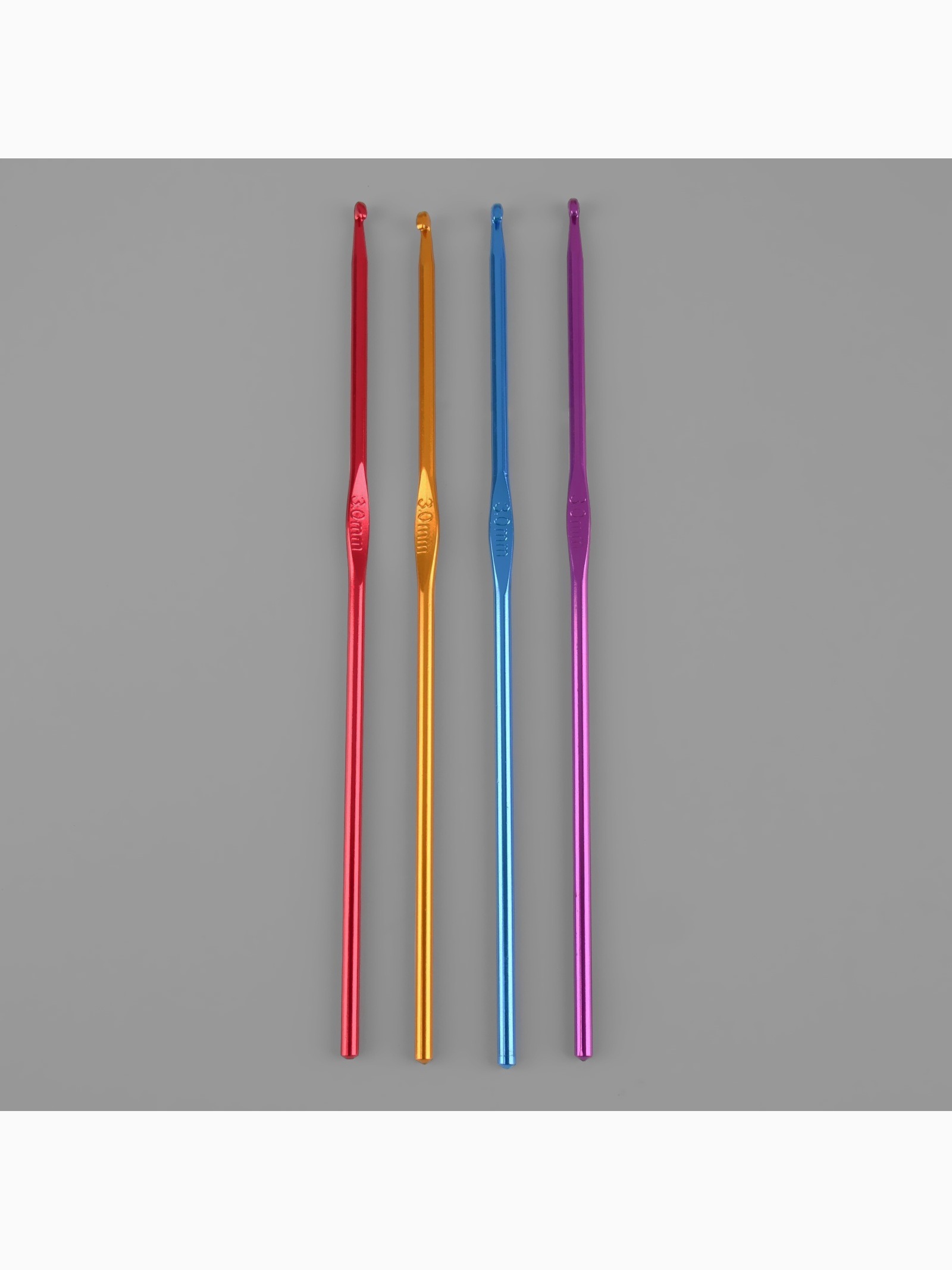 Крючок для вязания d3мм 15см асс-т