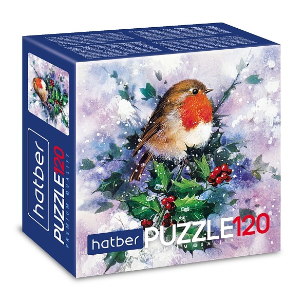 Игра пазлы 120 дет. "птичка на веточке" (hatber)