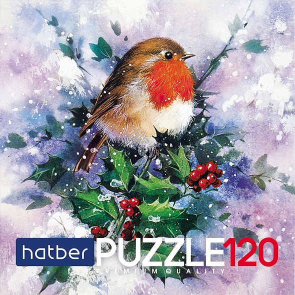 Игра пазлы 120 дет. "птичка на веточке" (hatber)