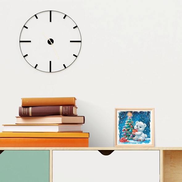 Игра пазлы 120 дет. "мишка с подарками" (hatber)