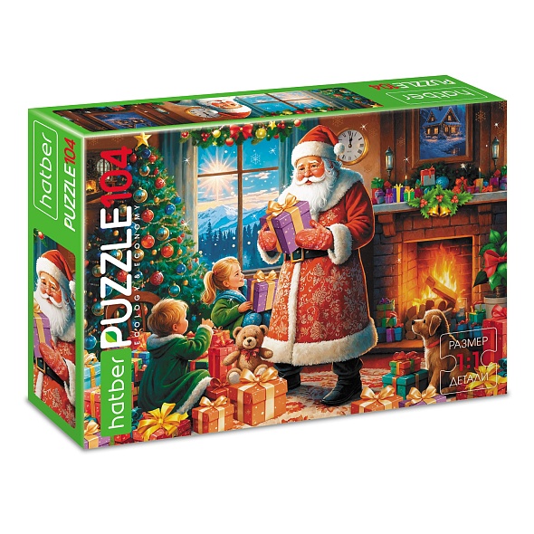 Игра пазлы 104 дет. "время чудес" (hatber)