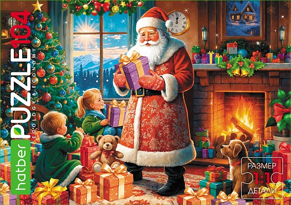 Игра пазлы 104 дет. "время чудес" (hatber)