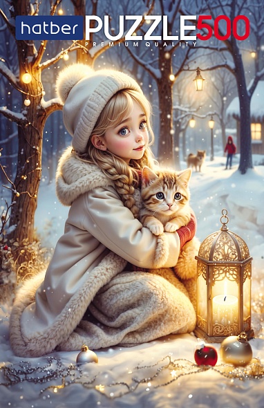 Игра пазлы 500 дет. "любимый котик" (hatber)