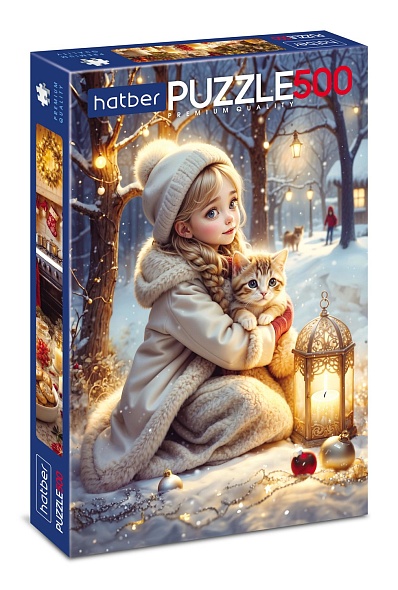 Игра пазлы 500 дет. "любимый котик" (hatber)