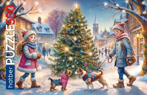 Игра пазлы 500 дет. "приятная встреча" (hatber)