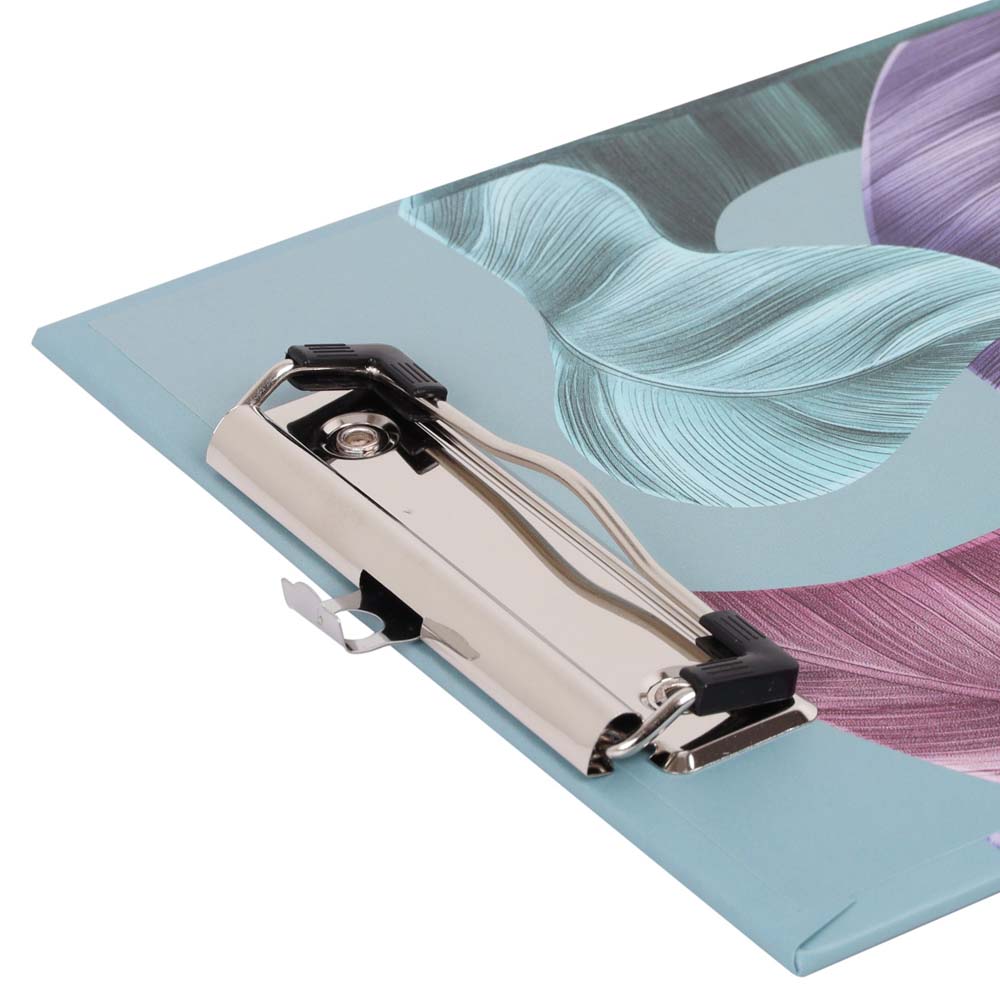 Планшет с прижимом а5 картон ламинир. fiorenzo "leaves"