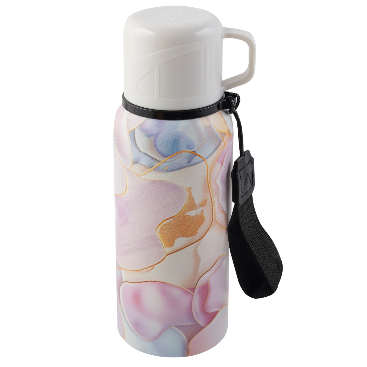 термос fiorenzo "пастельный флюид" 600мл нерж.сталь асс-т Термос fiorenzo "пастельный флюид" 600мл нерж.сталь асс-т