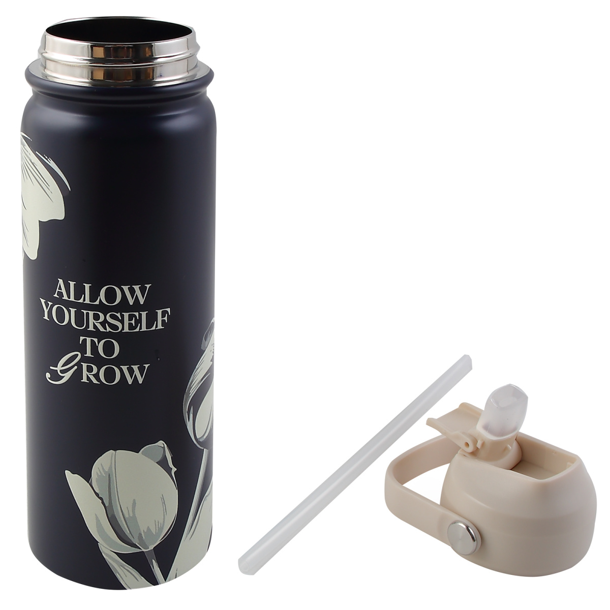 Термос fiorenzo "тюльпаны" 720мл нерж.сталь асс-т