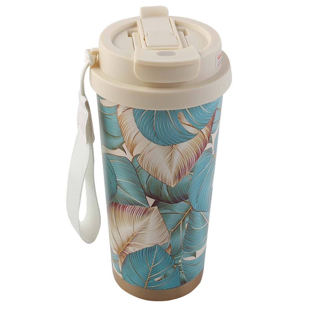 Термокружка fiorenzo "тропические листья" 530мл асс-т