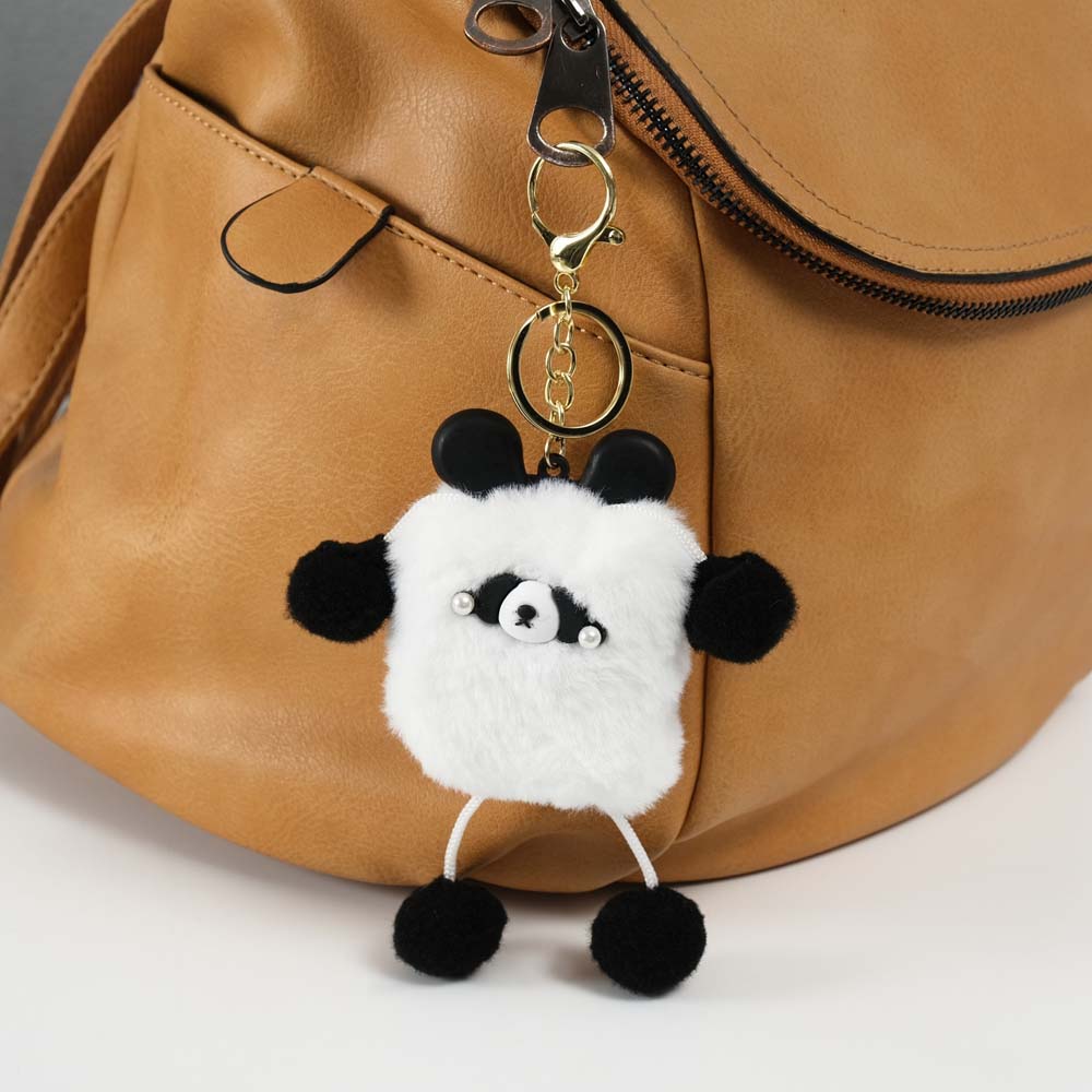 Брелок "пушистик. квадратная панда" 14,5х10х2см