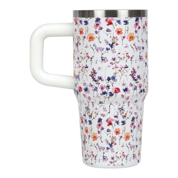 Термокружка fiorenzo "цветочное очарование" 480мл нерж.сталь