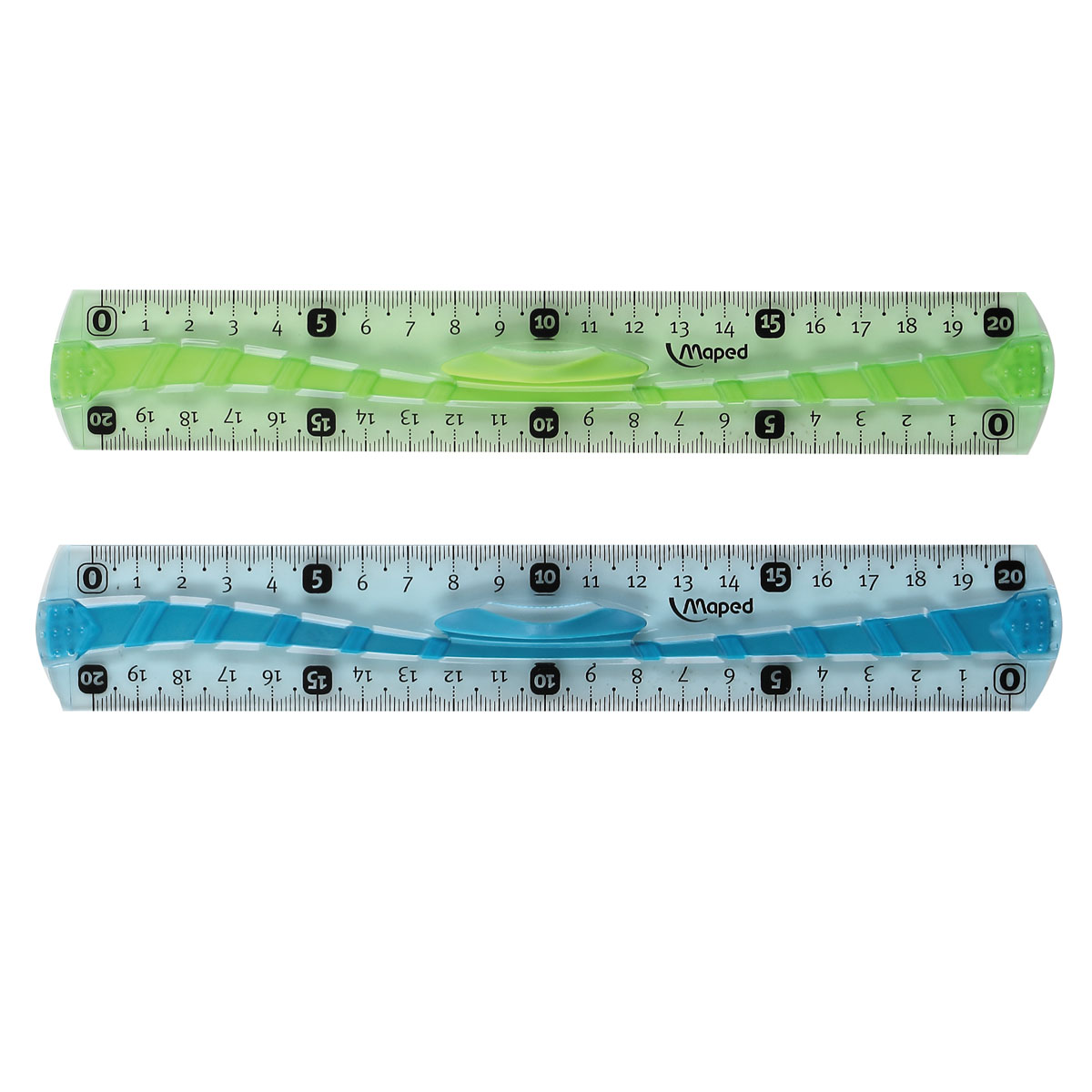 Линейка гибкая "maped flex" 20 см с держателем