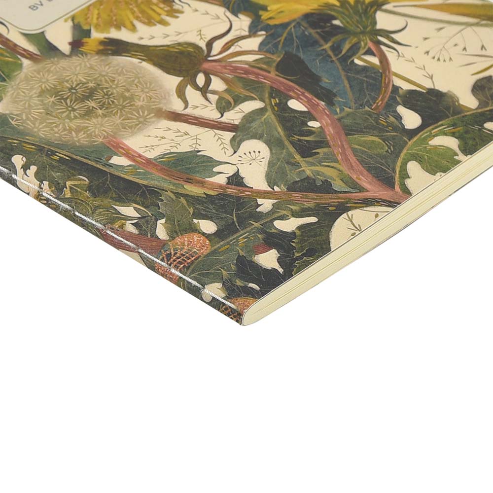 Блокнот а6 сшивка 32л. лин. "flora. summer greens" (bruno visconti)