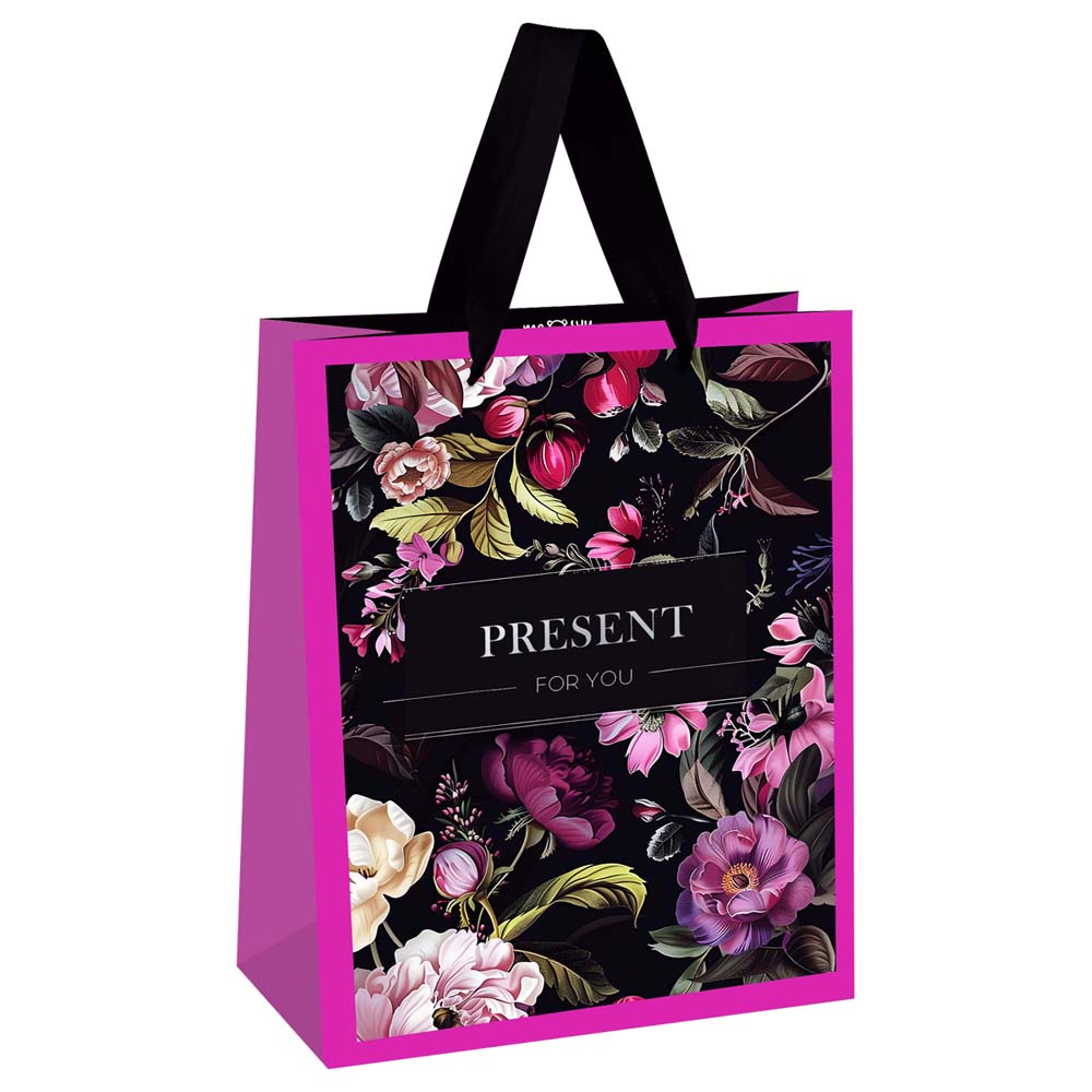 пакет подарочный "floral present" (26х32х12см) Пакет подарочный "floral present" (26х32х12см)