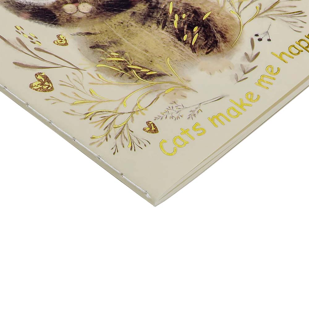 Блокнот а6 сшивка 32л. лин. "love me. милый котик" (bruno visconti)