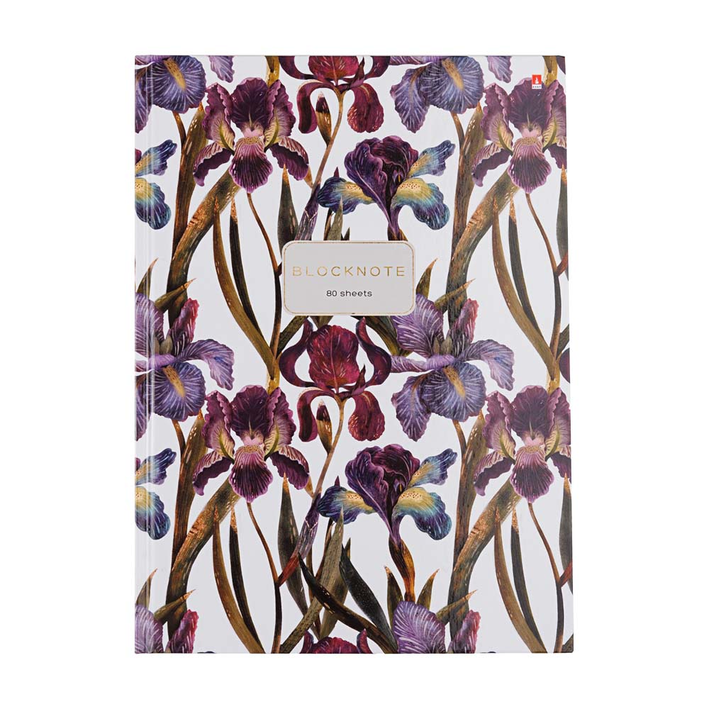 тетрадь а4 тв.обл. 80л. кл. "flora. ирисы" (bruno visconti) б/б,глянц.лам. Тетрадь а4 тв.обл. 80л. кл. "flora. ирисы" (bruno visconti) б/б,глянц.лам.