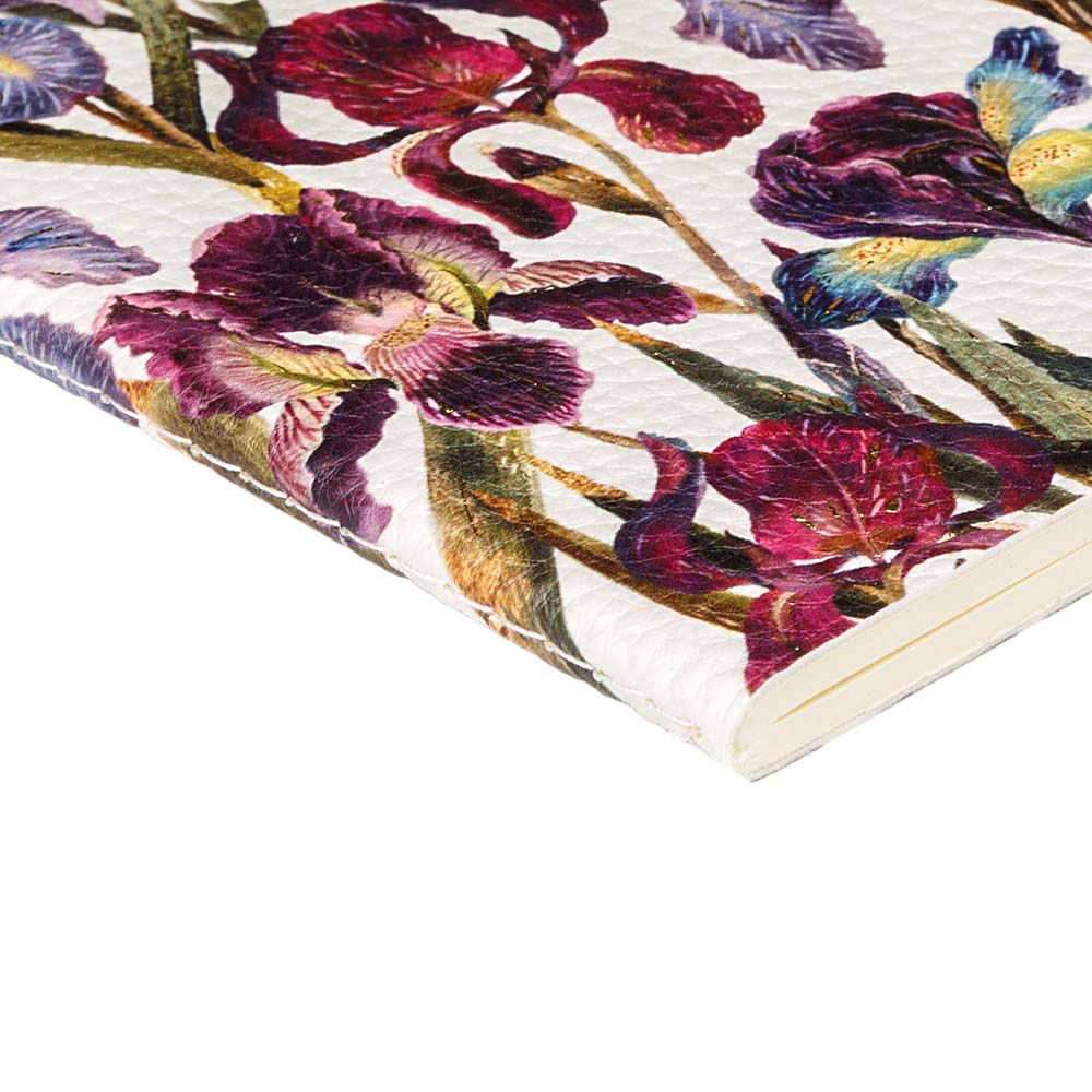 Тетрадь 60л. кл. "flora. ирисы" (bruno visconti) т/б,экокожа