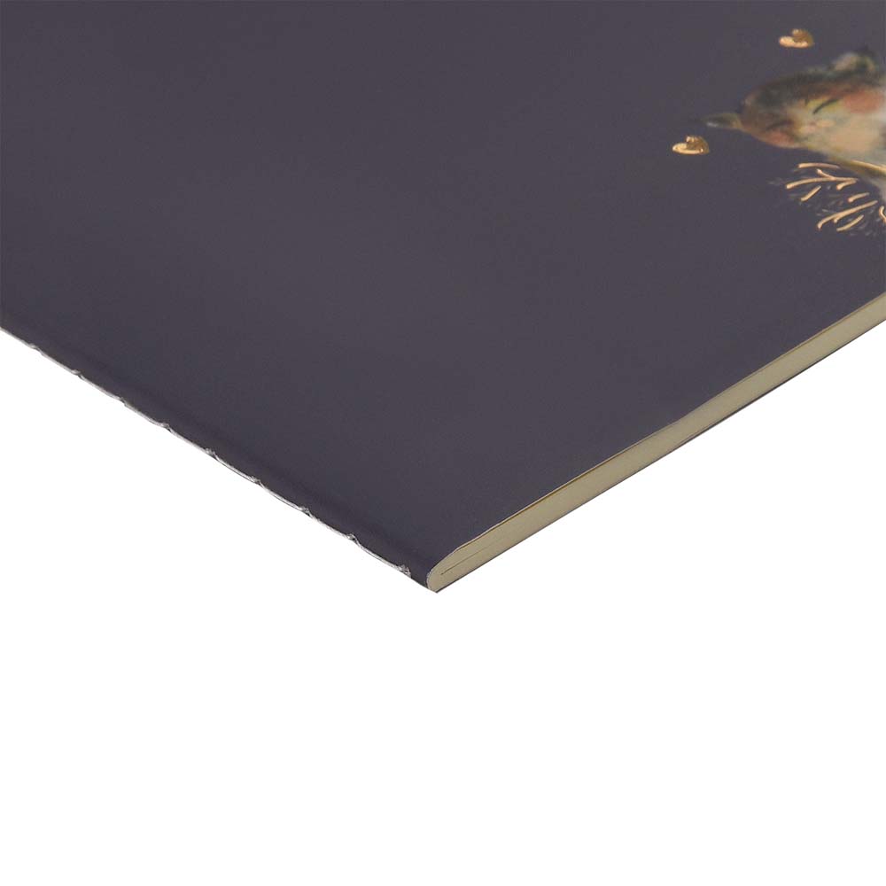 Тетрадь 40л. кл. "love me. милый котик. моранди" (bruno visconti) т/б,софт тач,фольга,цв.форзац