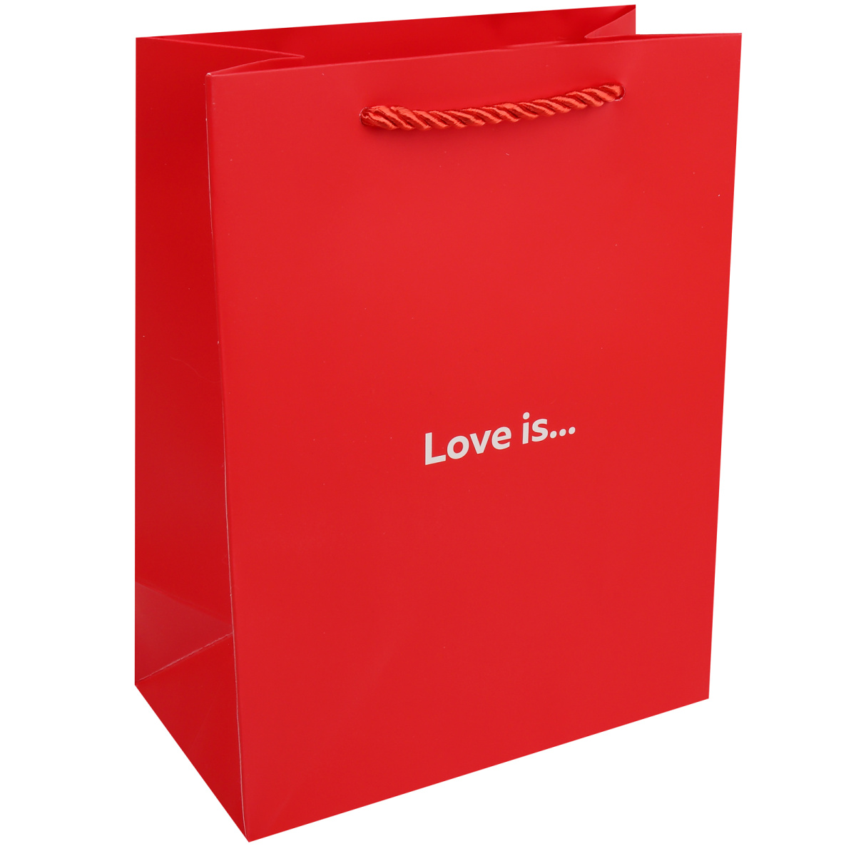 пакет подарочный "love is" (18х23х10см) Пакет подарочный "love is" (18х23х10см)