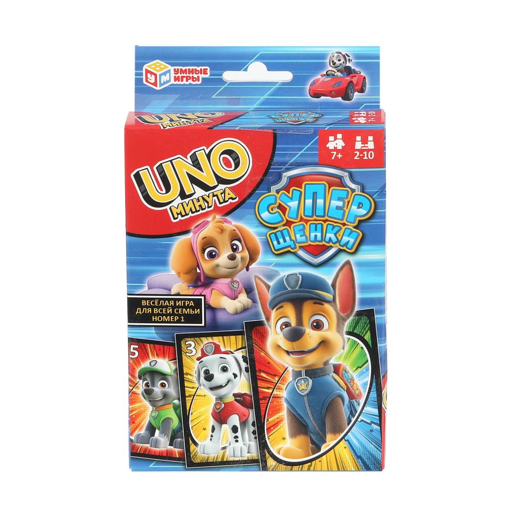 Игра "uno минута. суперщенки" 72 карточки (умные игры)
